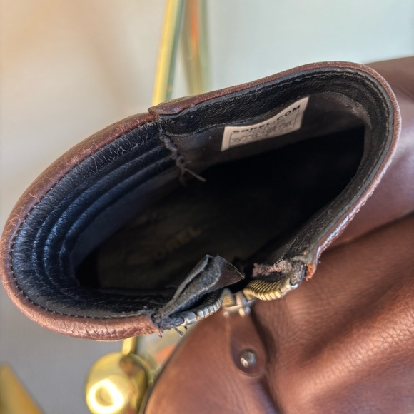 Sorel Danica Flat Ankle Boots Women’s 9.5 Brown Waterproof Leather, Tobacco - Picture 14 of 15